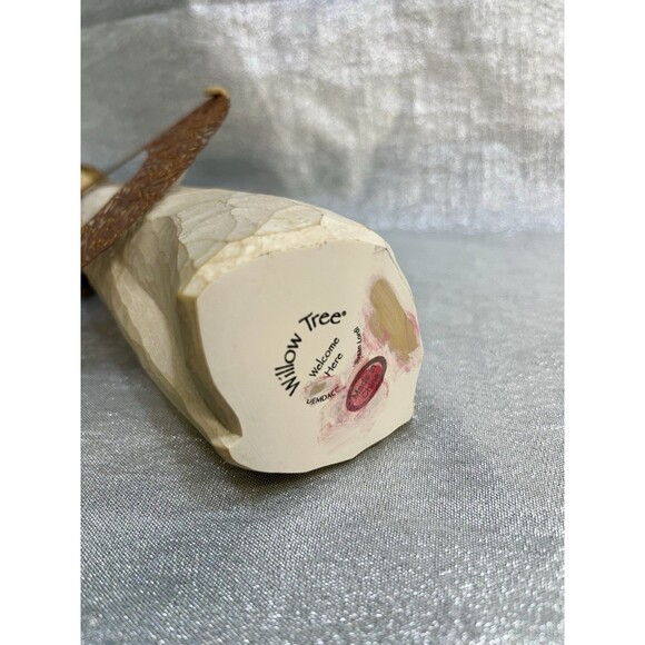 WILLOW TREE "Welcome Here" 2010 Figurine Woman Holding Copper Wreath Demdaco - Picture 3 of 4